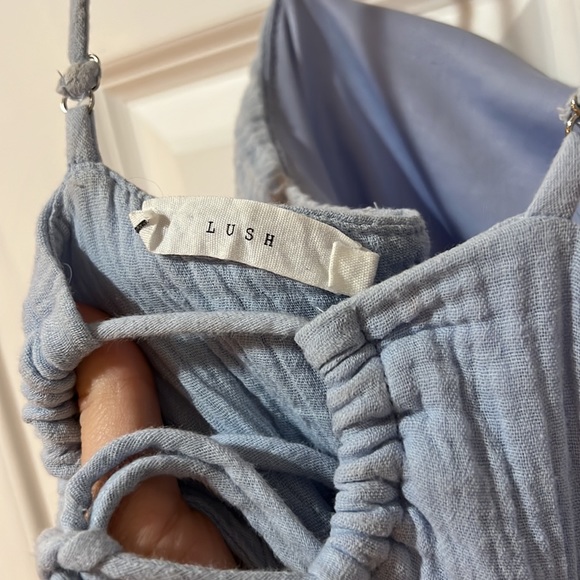 Blue Ruffle dress - Picture 6 of 6